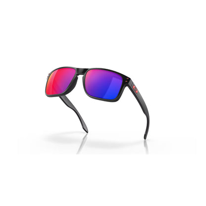 OAKLEY HOLBROOK Sunglasses Matte Black: Positive Red Iridium lenses