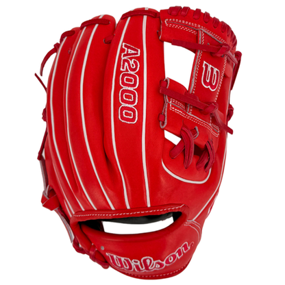 2026 Wilson A2000 1786 11.5" Red Secret Menu Infield Baseball Glove: WBW104296115