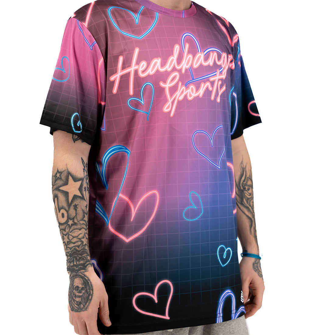 Headbanger Sports "Retro Hearts" Short Sleeve Jersey