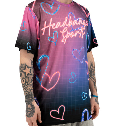 Headbanger Sports "Retro Hearts" Short Sleeve Jersey