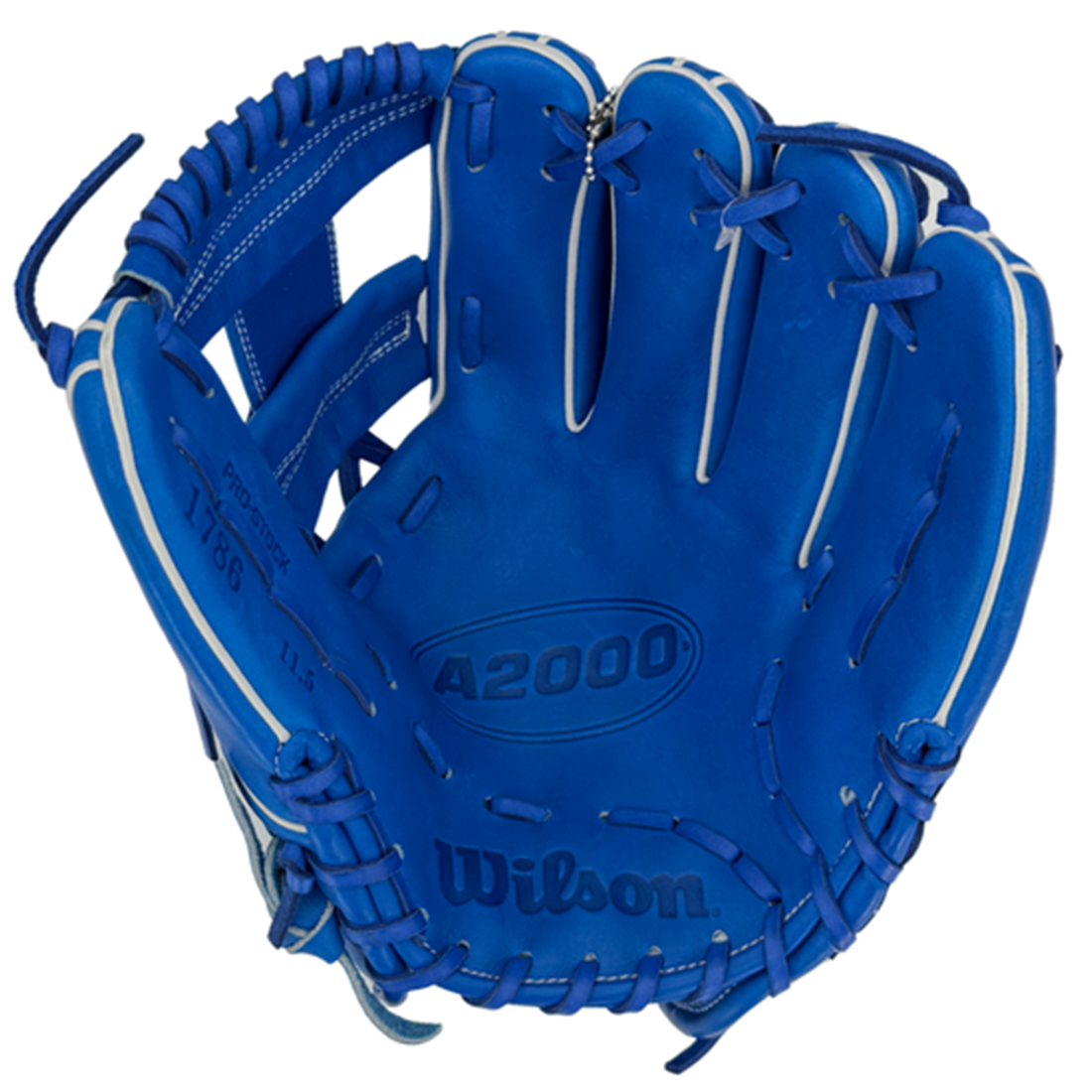 2026 Wilson A2000 1786 11.5" Royal Blue Secret Menu Infield Baseball Glove: WBW104297115