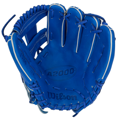 2026 Wilson A2000 1786 11.5" Royal Blue Secret Menu Infield Baseball Glove: WBW104297115