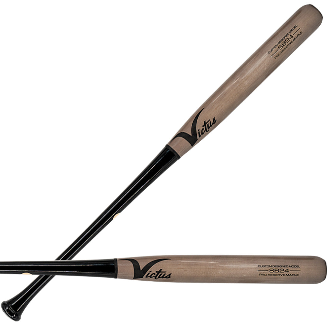 Victus SP24 Maple Pro Reserve Softball Bat: VRWMSB24-BK/GY