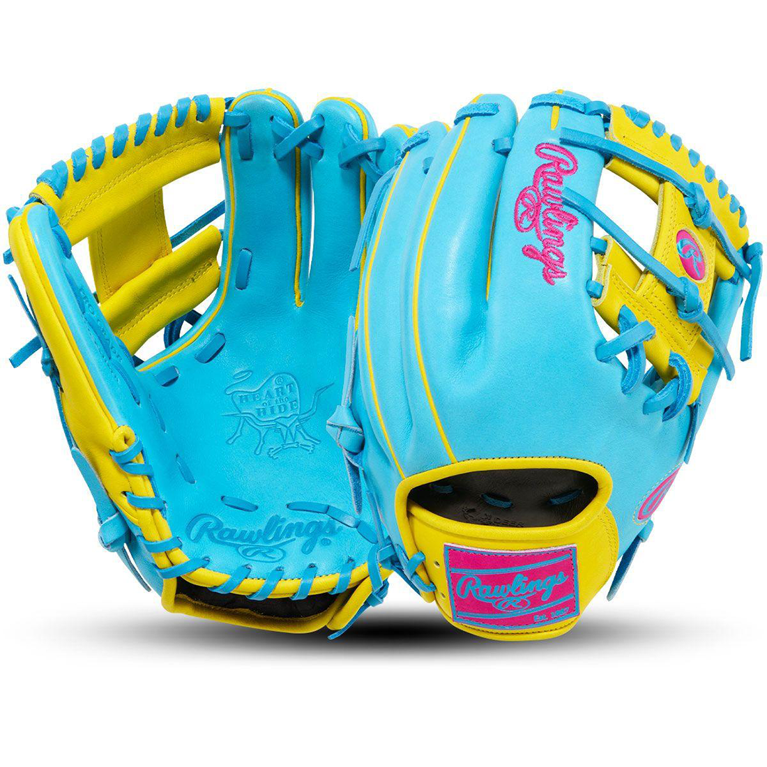 Rawlings Heart of the Hide Spring Break Edition 11.5" Infield Baseball Glove: PROR204-2CBYBE