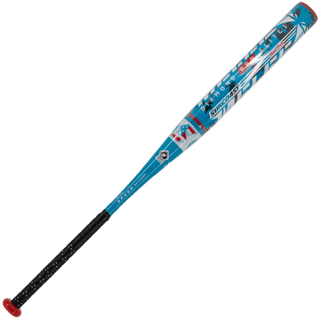 Suncoast Melee Diamond Pro Elite 13" 1PC Balanced SSUSA Senior Softball Bat: Military Series 