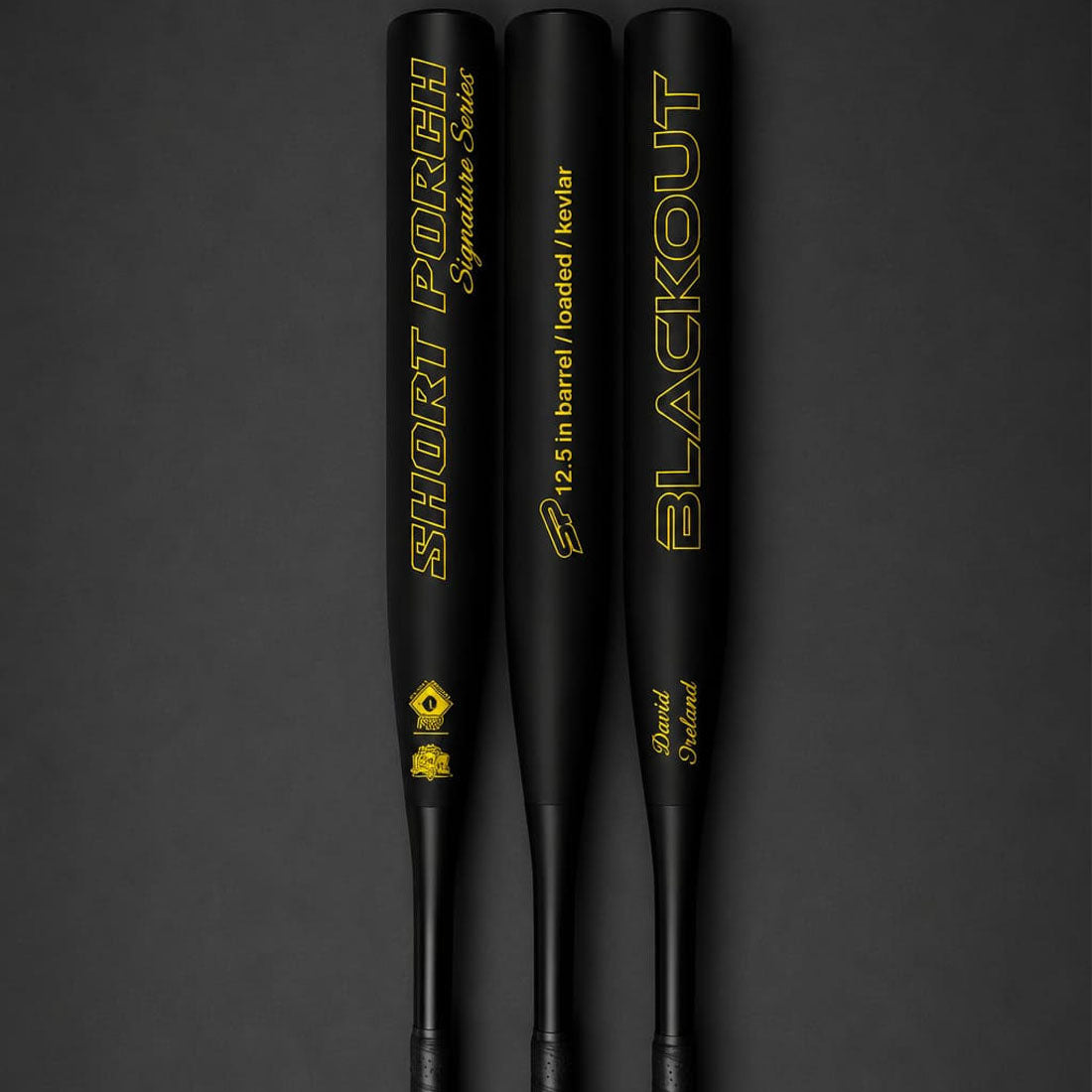 Short Porch DDT Blackout David Ireland Signature 12.5" End Loaded SSUSA Senior Softball Bat