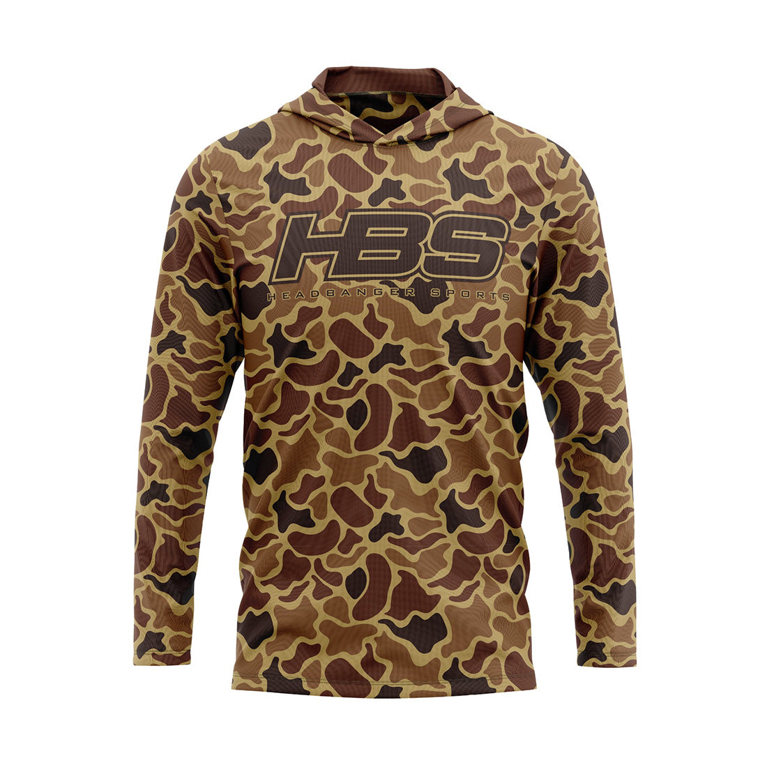 Headbanger Sports Exclusive Duck Camo Long Sleeve Lightweight Hoodies