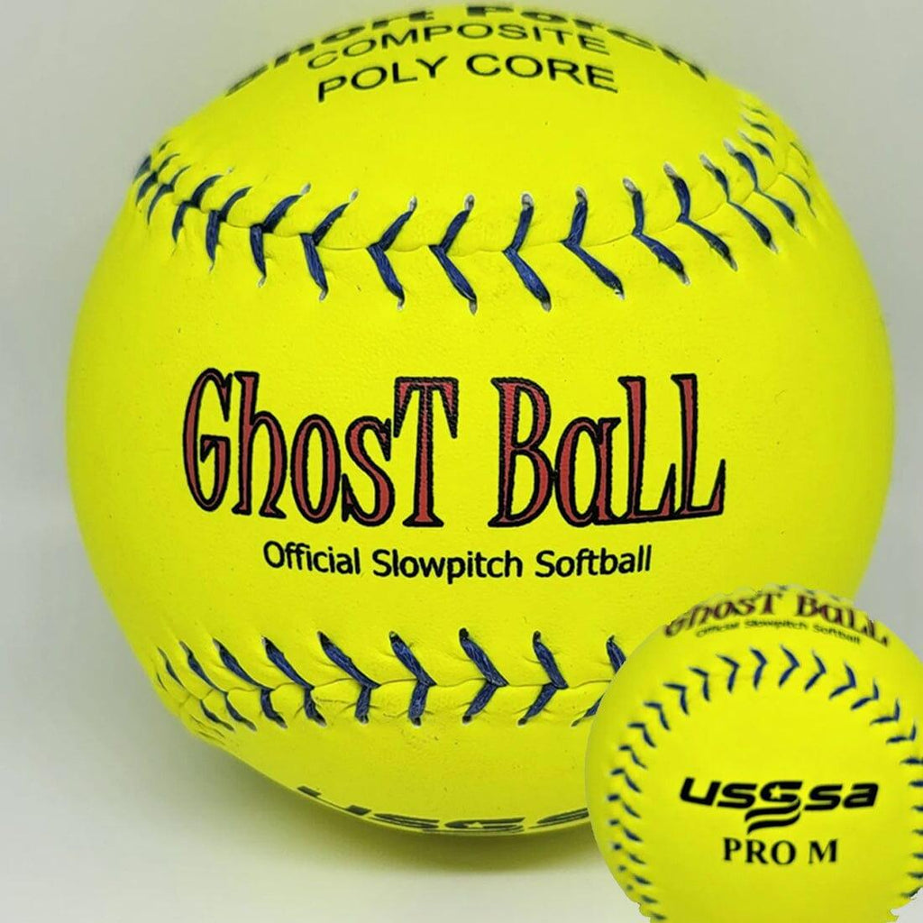 Worth Slowpitch Softballs - USA/ASA Approved 12 Count Box .52 COR 300 Compression
