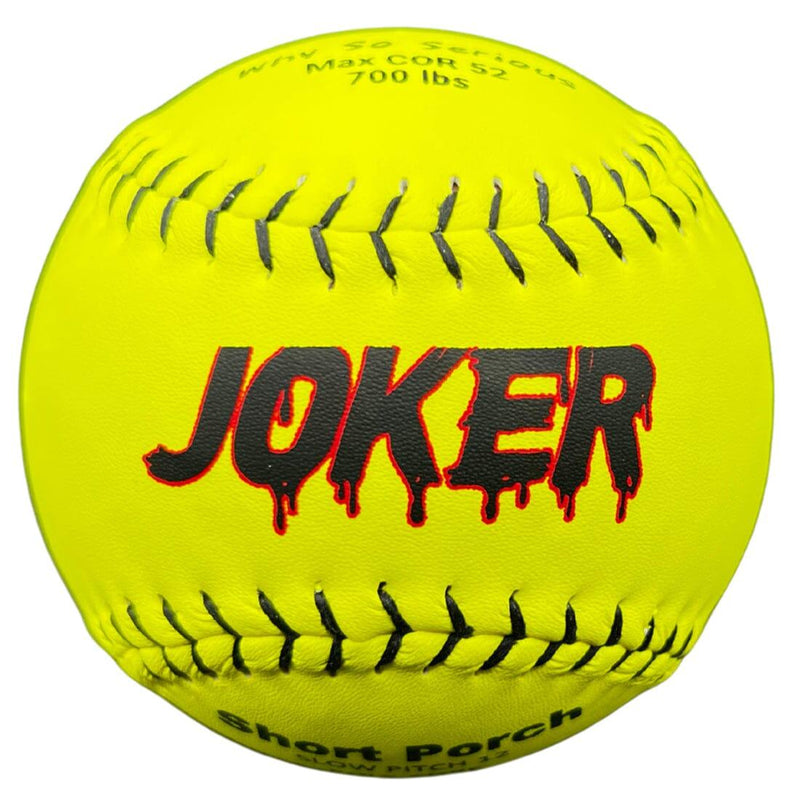 Short Porch JOKER Ball 12" 52/700 Composite Slowpitch Softballs HB Sports Inc.