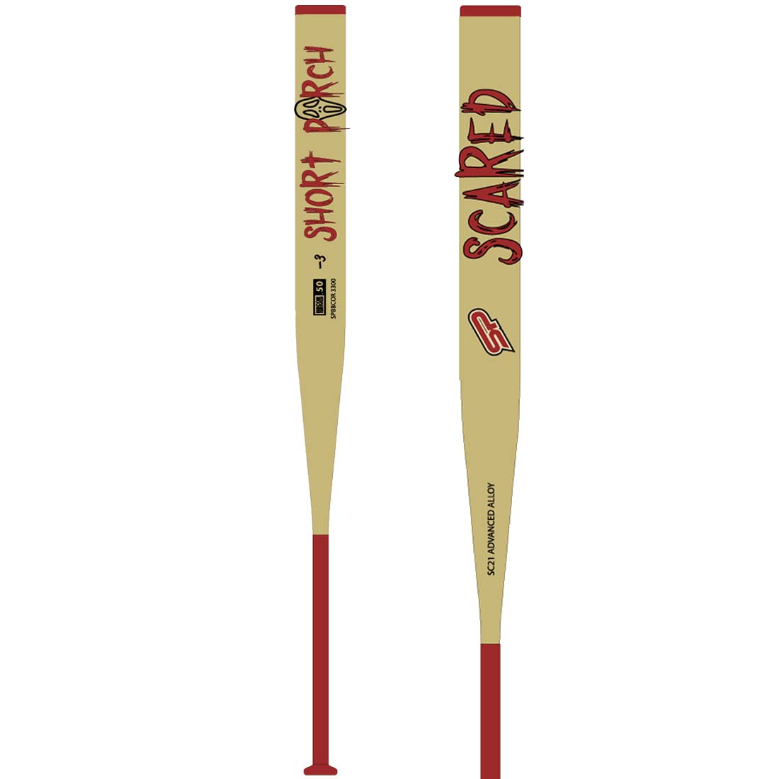 Short Porch Baseball Bat BBCOR Scared at Headbanger Sports