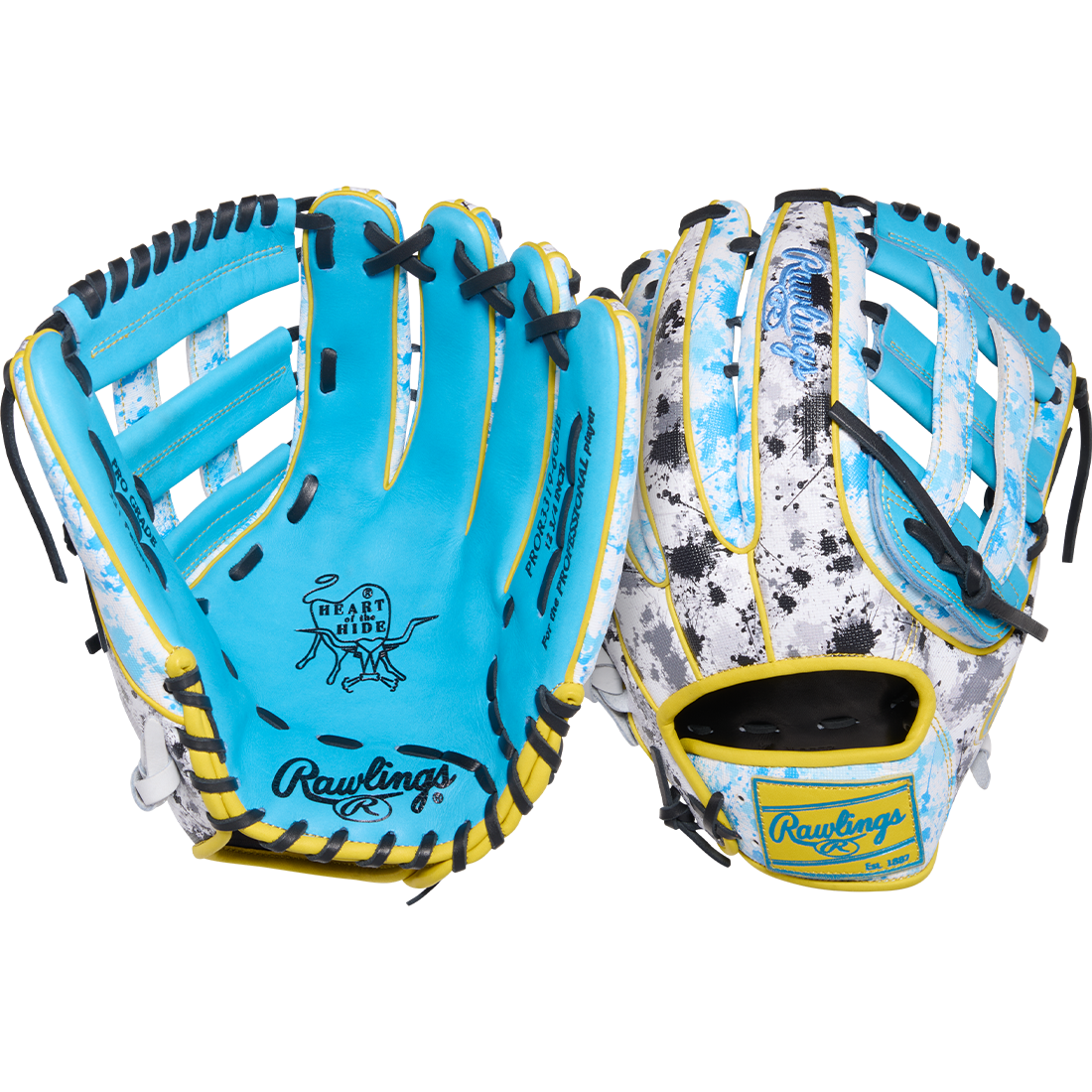 Rawlings Heart of the Hide Color Sync 10 12.75" Outfield Baseball Glove: PROR3319-6CBB