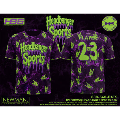 Headbanger Sports Exclusive "SPOOK OUT" Micro Mesh Short Sleeve Jersey Buy-in
