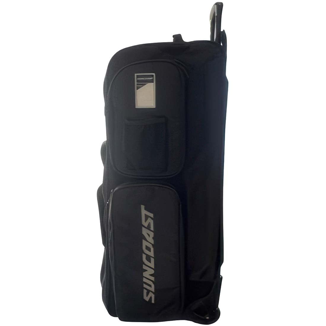 Suncoast roller bat bag with cooler BG-030 all black thermo cooler pocket all terrain wheels 38 inch
