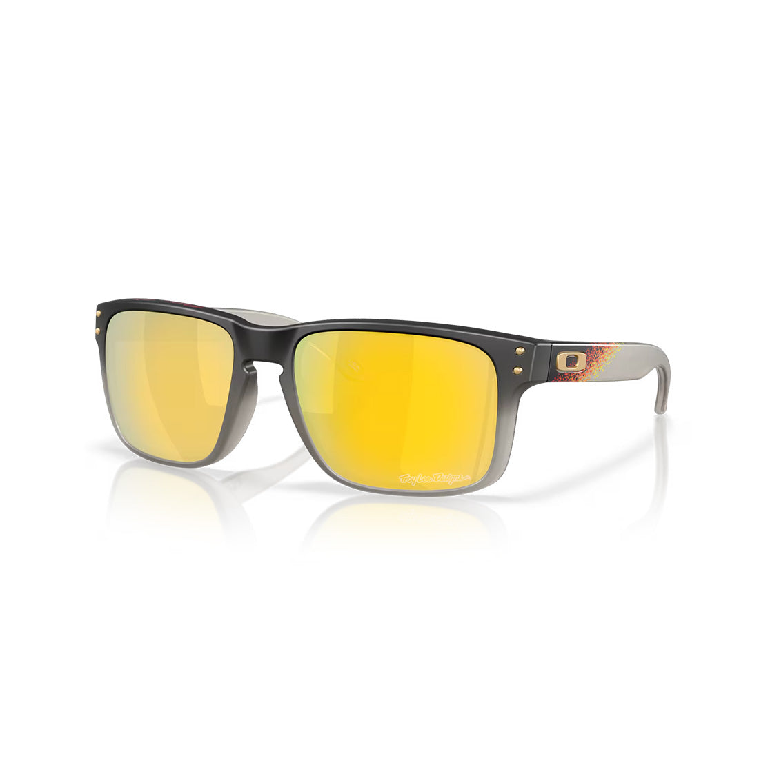 OAKLEY HOLBROOK Sunglasses Troy Lee Designs Black Fade: Prizm 24K Polarized