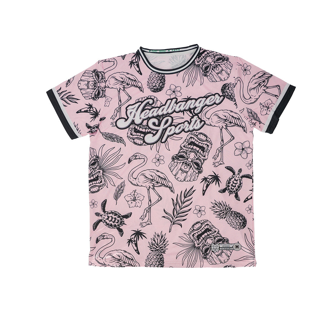Headbanger Sports "Tropical Tiki" Short Sleeve Micro Sleeve Jersey: Multiple Colors