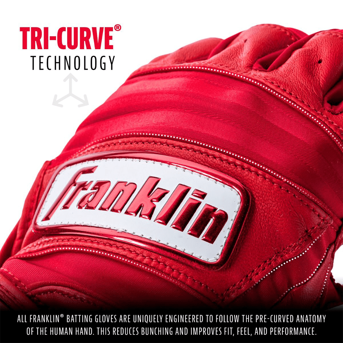 Shop Franklin Natural II Hi Lite Red Batting Gloves 20620F HB
