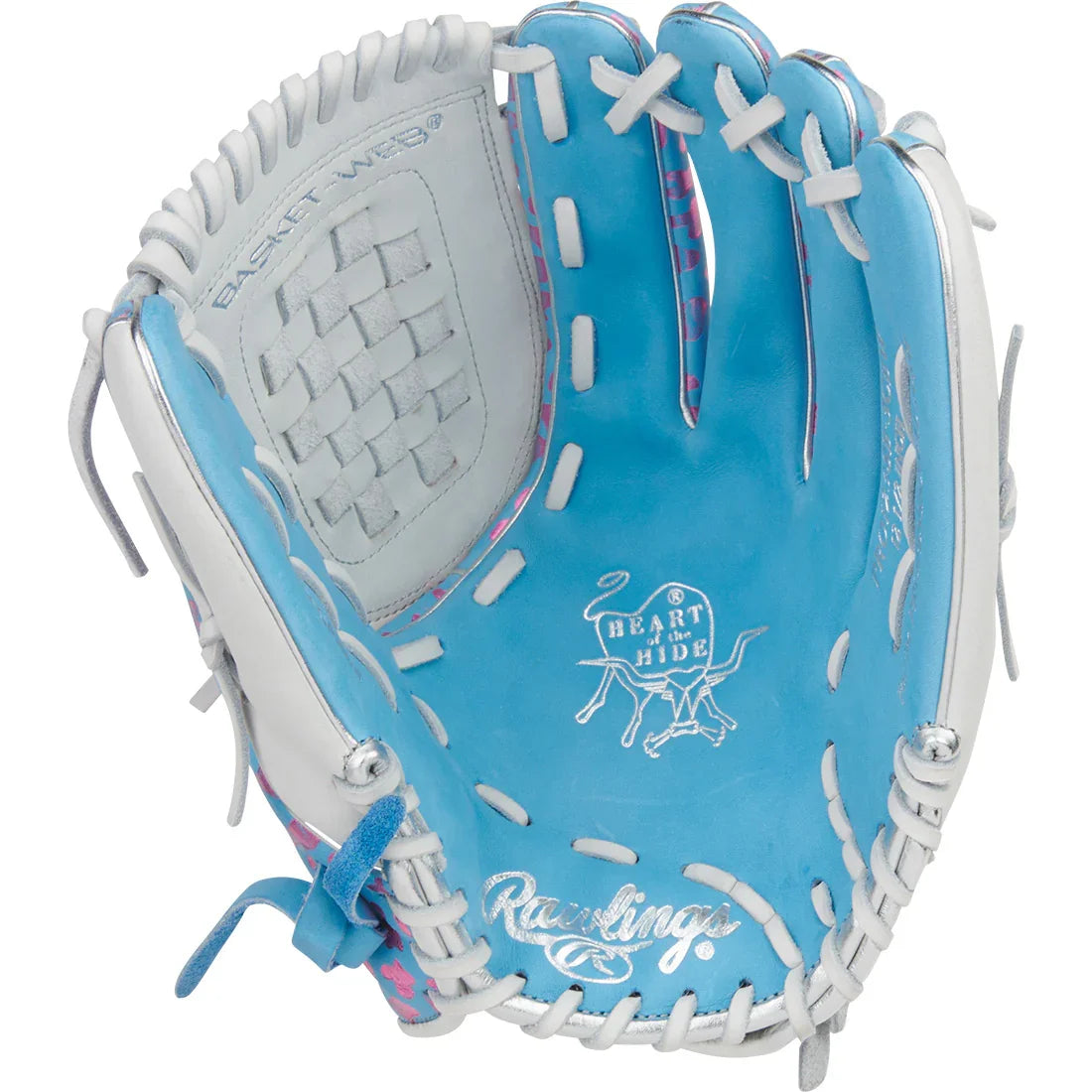 Rawlings Heart of the Hide 12.5" Foil Print Fastpitch Softball Glove: PRO125SB-3CBW