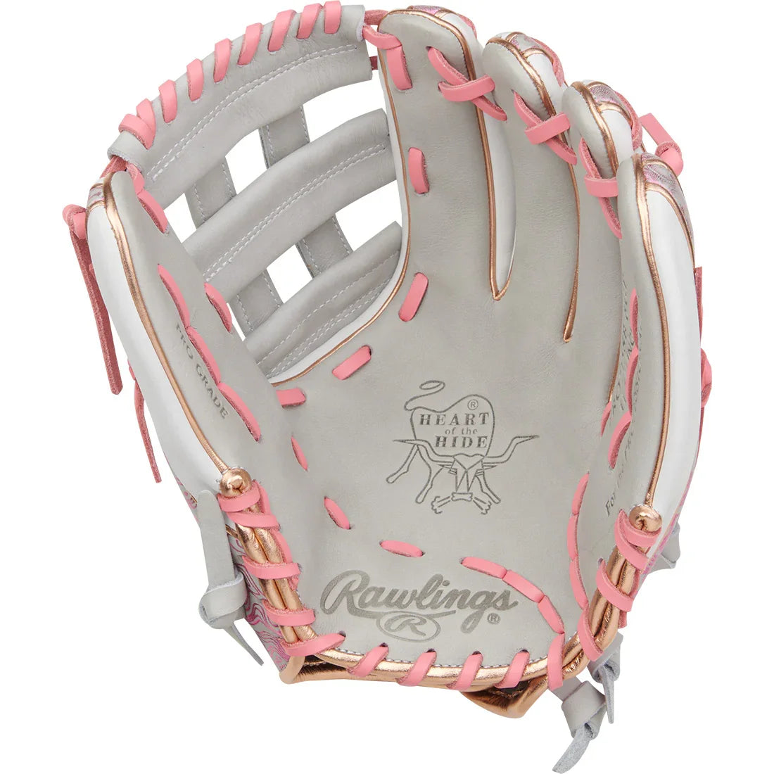 Rawlings Heart of the Hide 11.75" Foil Print Fastpitch Softball Glove: PRO715SB-6GP