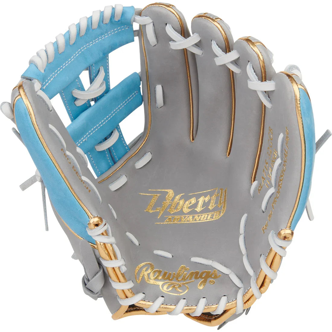Rawlings Liberty Advanced 11.75" Fastpitch Softball Glove: RLA715-32GCB