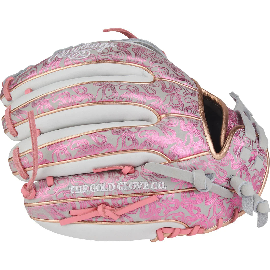 Rawlings Heart of the Hide 11.75" Foil Print Fastpitch Softball Glove: PRO715SB-6GP