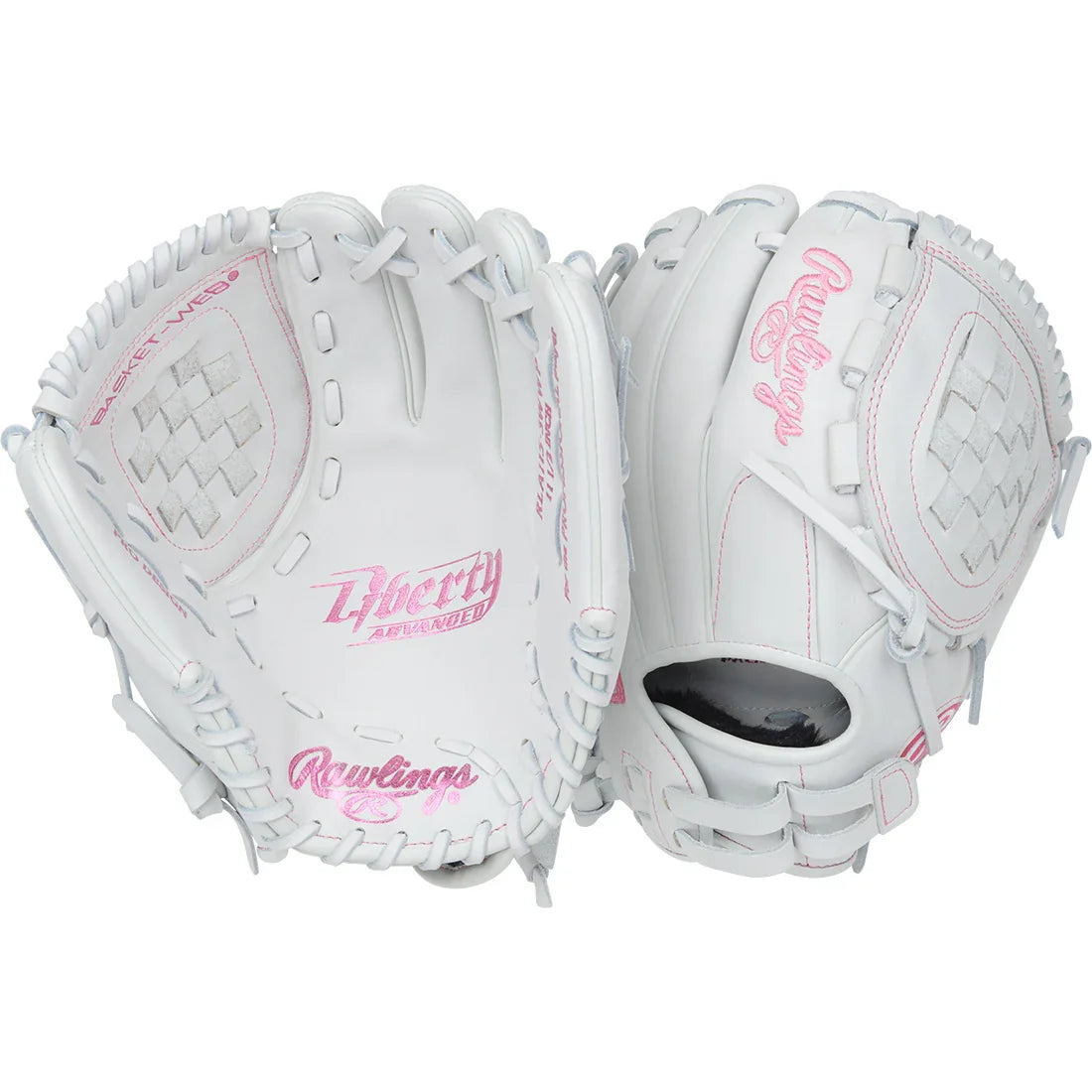 Rawlings Liberty Advanced 11.5" Fastpitch Softball Glove: RLA115-3WWP