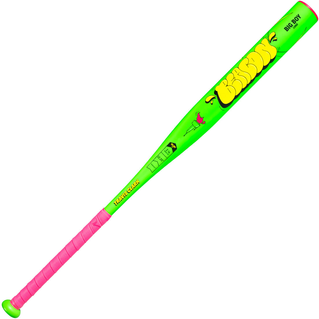 Victus Beacon Neon Green USSSA bat with a 12.25” composite barrel
