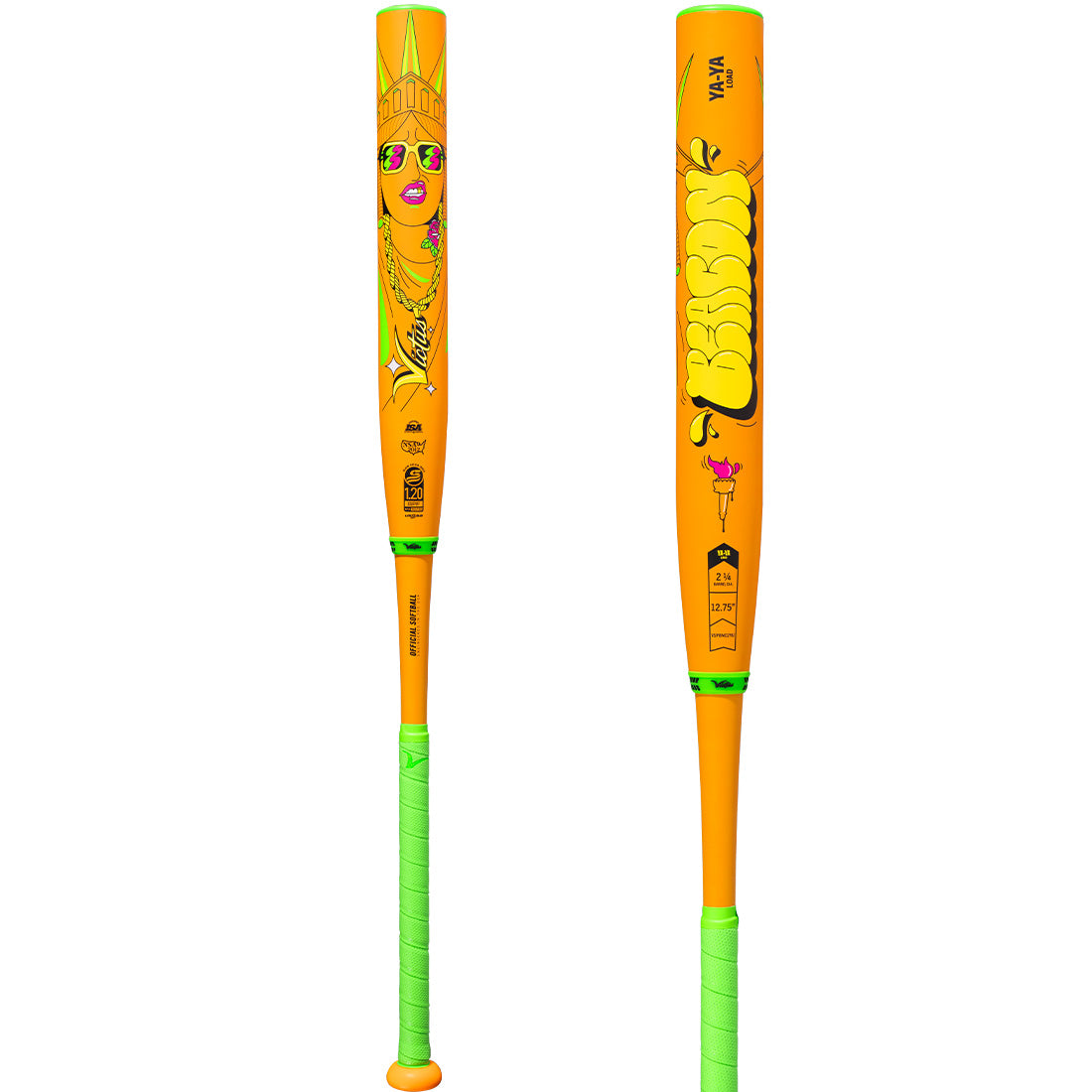 Victus Beacon Neon Orange USSSA Ya-Ya Load slowpitch bat
