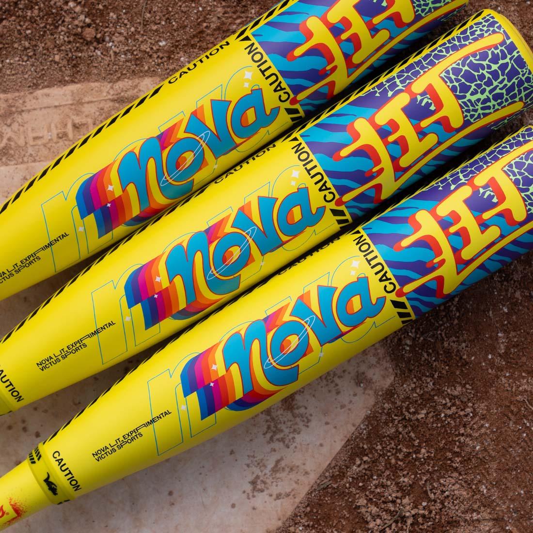 Victus NOVA Lit USSSA baseball bat with XL barrel, two-piece composite, 2SIX connection and Carbon Eclipse composite construction