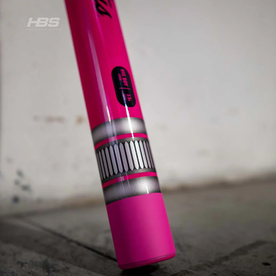 Victus Pencil Neon Pink USA Slowpitch Softball Bat VSPNP2BA with 13" barrel, end-loaded 2-piece composite design, USA/ASA stamp (25/26/27 oz)