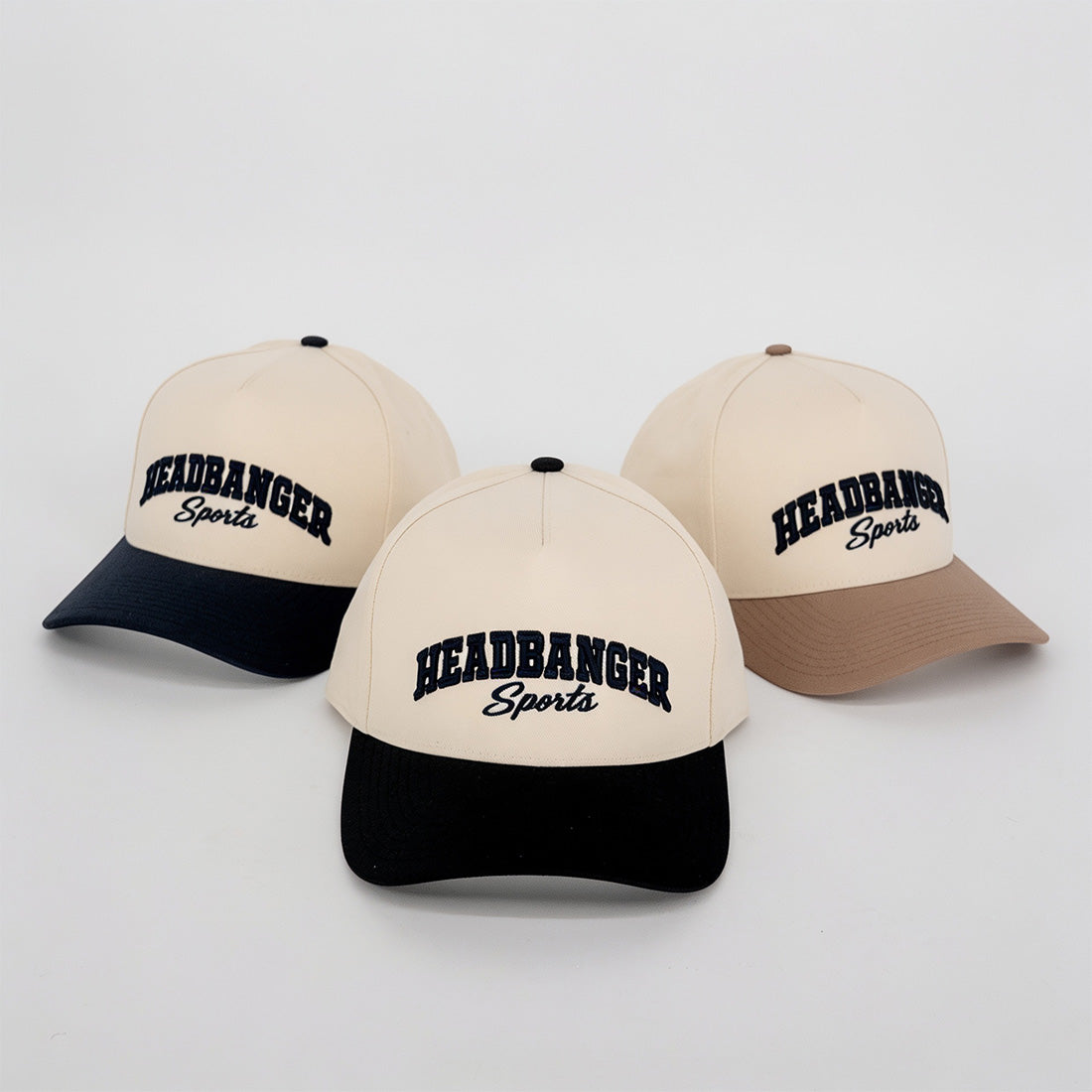 headbanger sports vintage logo performance snapback hat