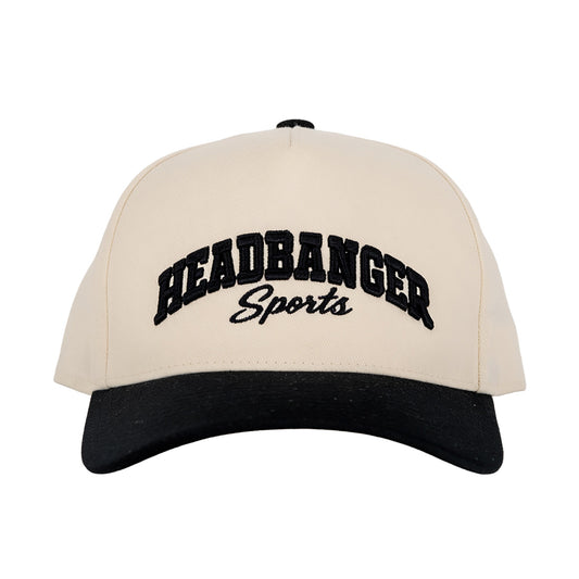 Headbanger Sports Vintage Logo P814 Heritage 5-Panel Snapback Hat