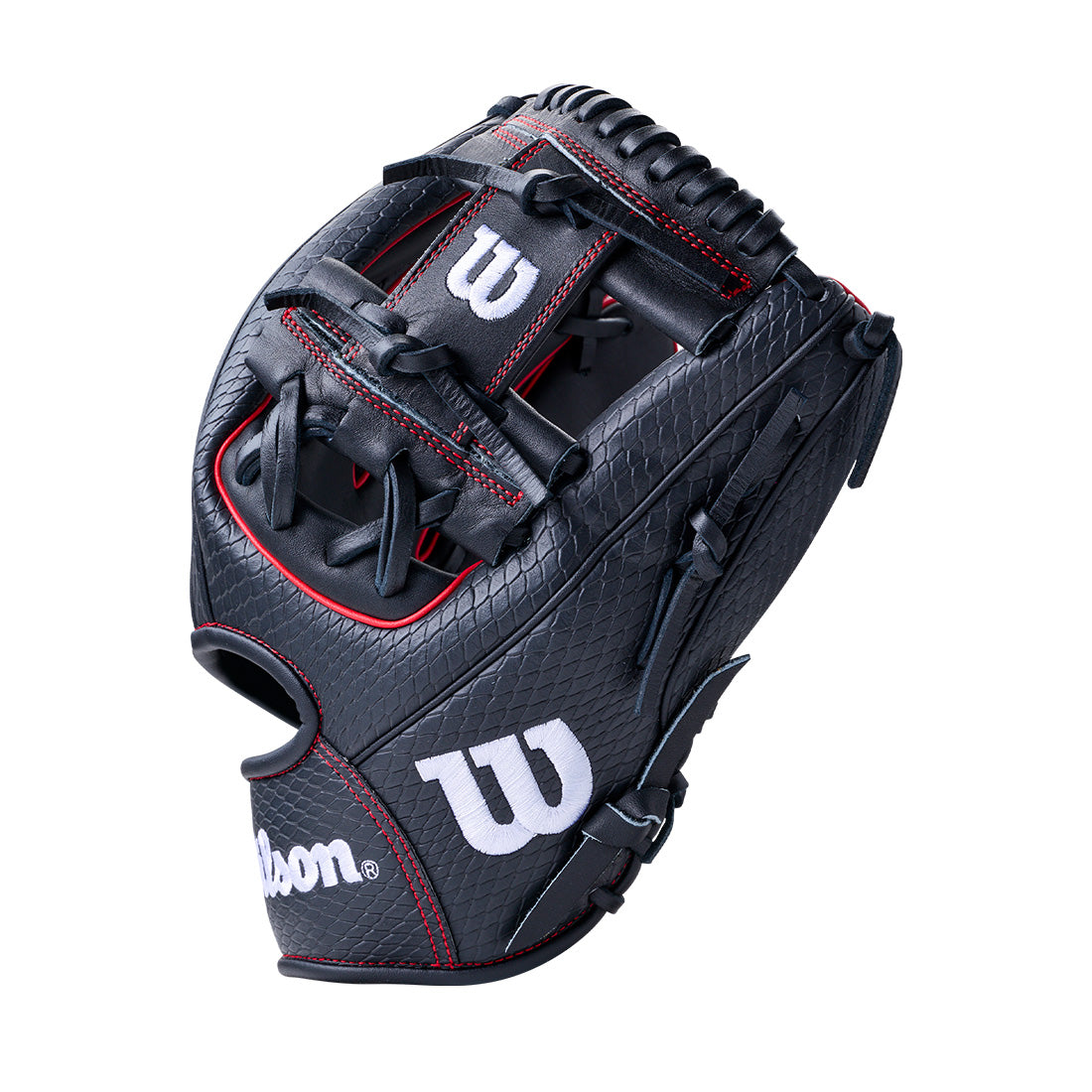 Wilson A1000 1975SS baseball glove with SuperSnakeSkin outer shell
