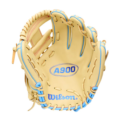 Wilson A900 11.5” infield glove with Open H-Web
