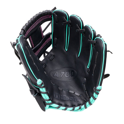 Wilson A700 11.25” infield glove with Open H-Web
