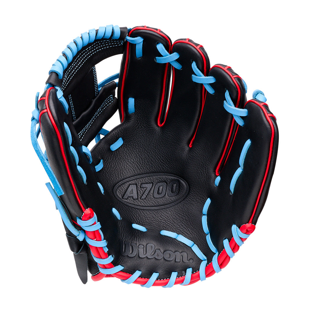 Wilson A700 11.5” infield glove with Open H-Web
