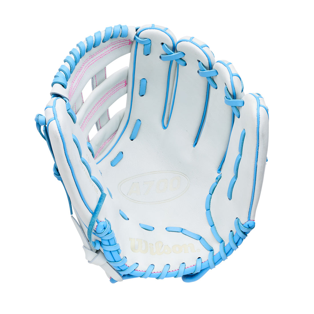 Wilson A700 12” fastpitch infield glove with Open Dual Post Web
