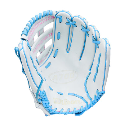 Wilson A700 12” fastpitch infield glove with Open Dual Post Web
