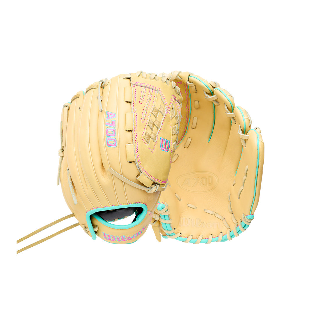 Wilson A700 V125 outfield glove with Rolled Dual Welting
