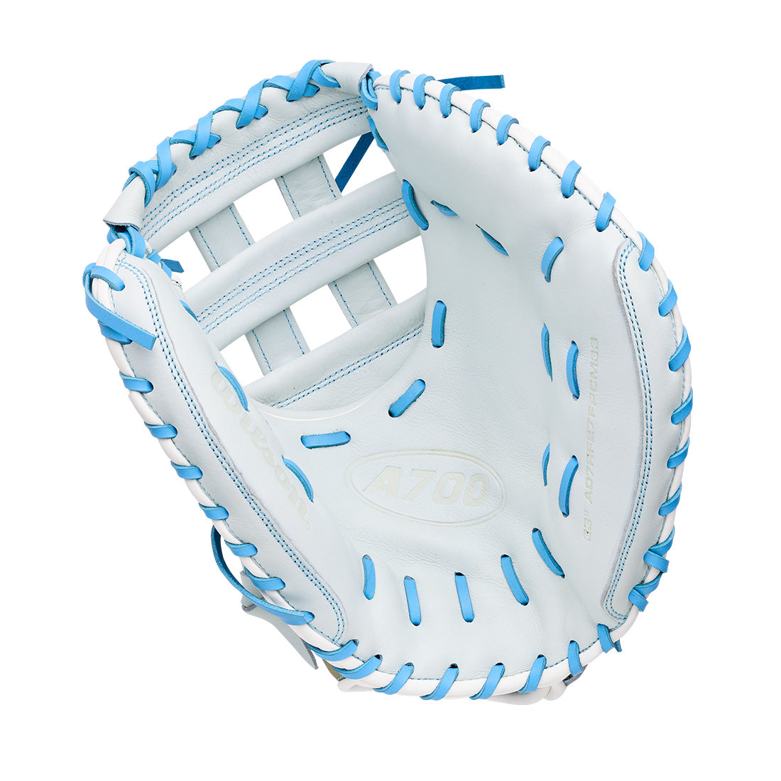 Wilson A700 33” fastpitch catcher’s mitt with Open Dual Post Web
