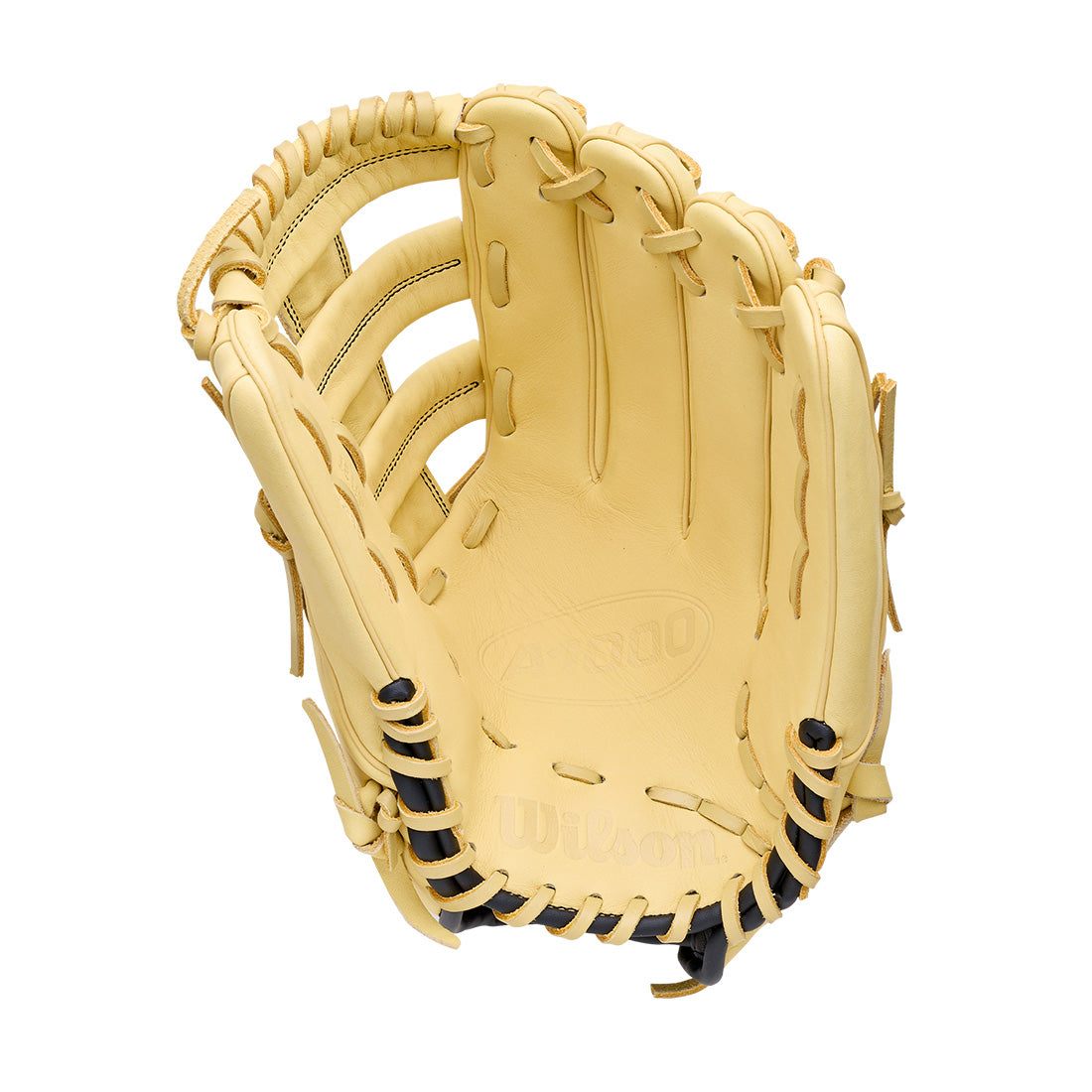 Wilson A1000 PF1892 12.25” outfield glove with Horizontal Bar Web