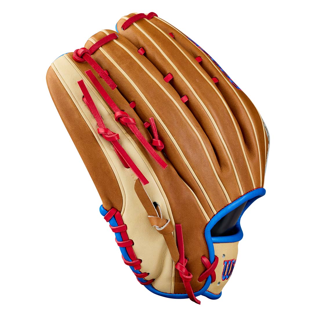 Wilson A2000 1777 Dual Post Web 12.75 inch outfield glove close up