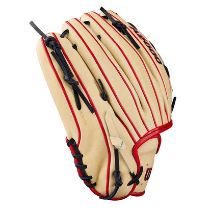 Wilson A2000 DH12 Black laces Red accents pitcher baseball glove
