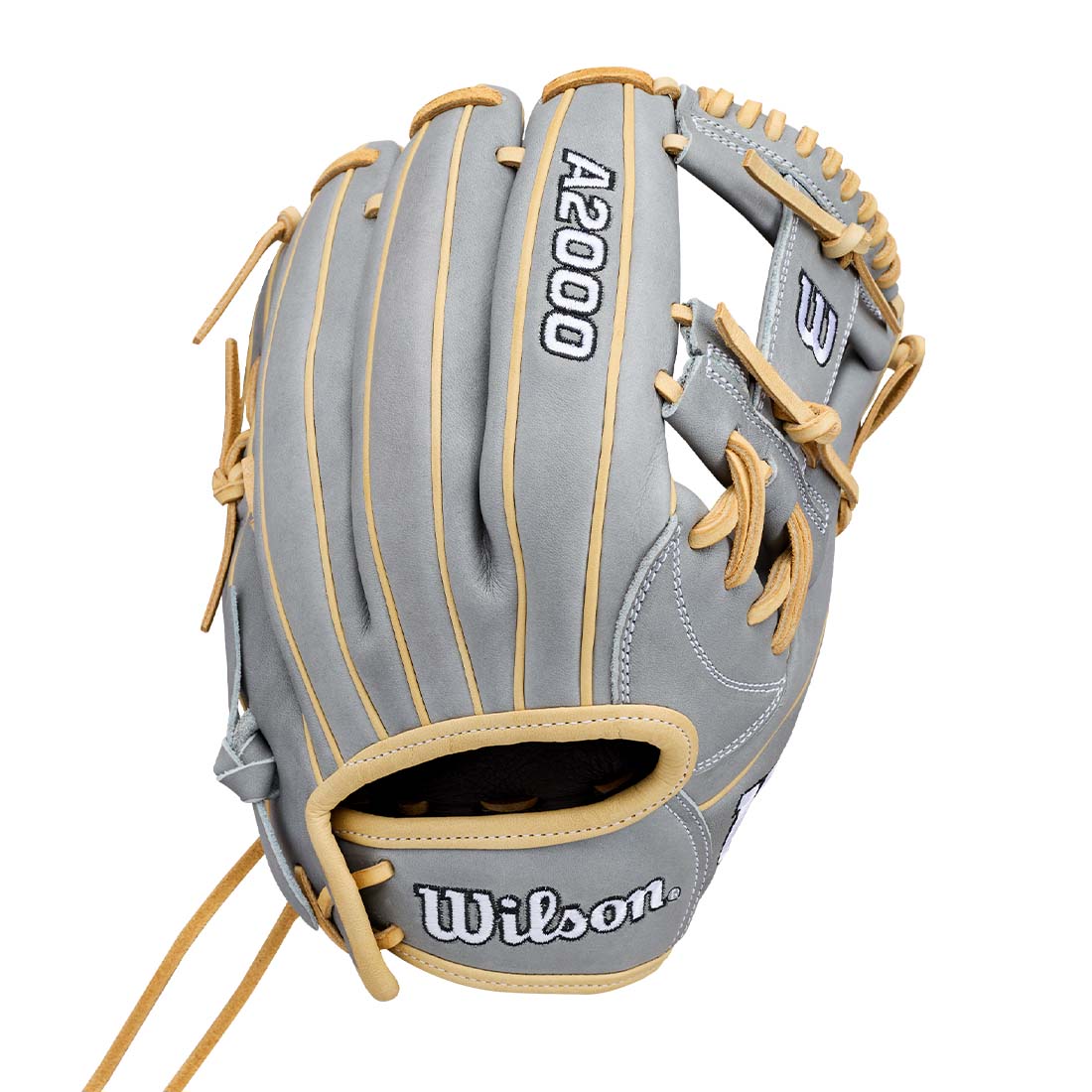 2027 Wilson A2000 H12 12 inch infield fastpitch glove Gray Blonde