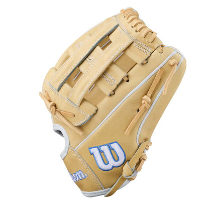 Wilson A2000 FP1712 Dual Post Web 12 inch fastpitch glove close up