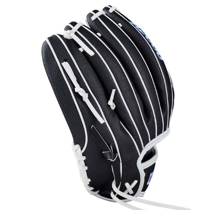 2027 Wilson A2000 FPB25SS Black SuperSkin pitcher’s glove side view