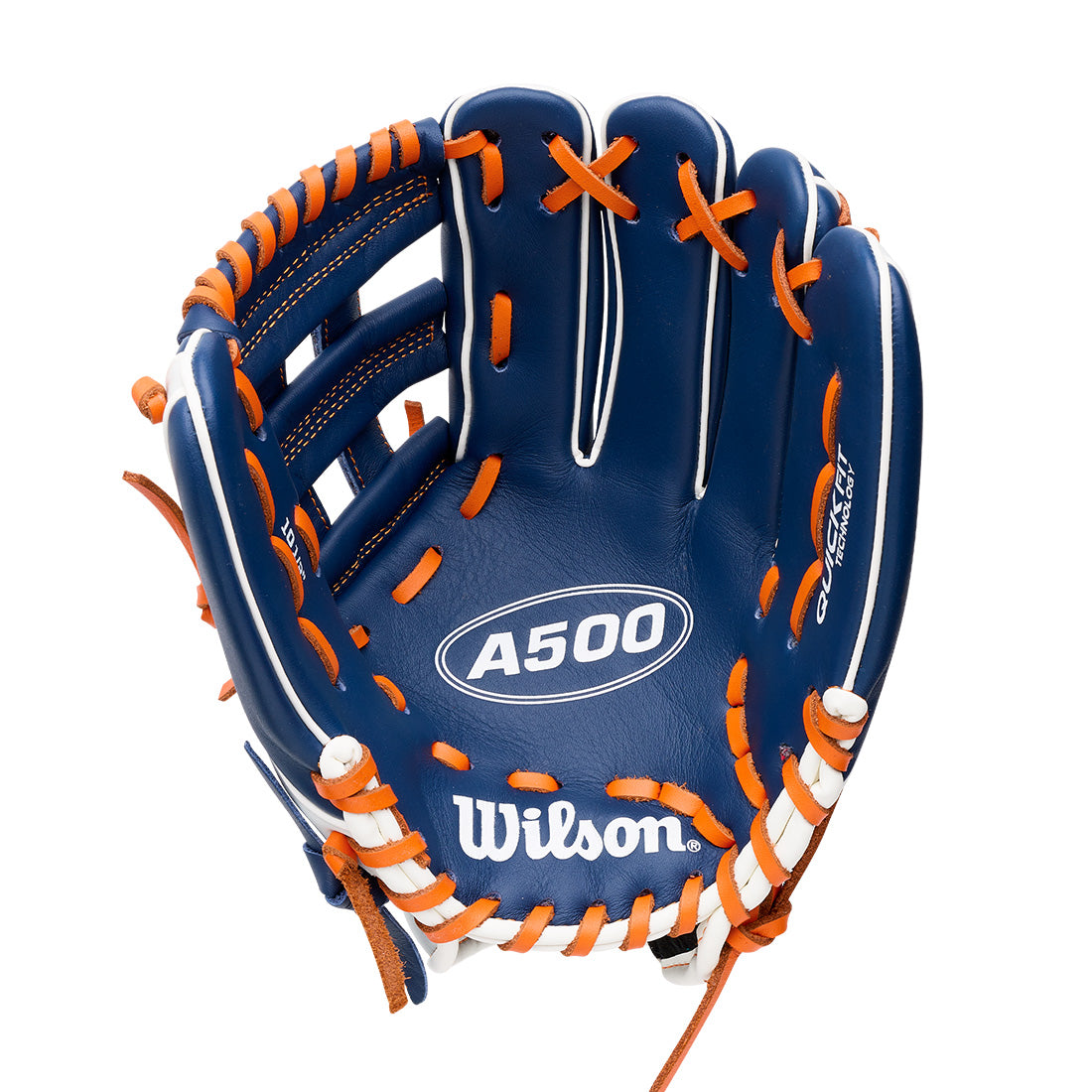 Wilson A500 10.5” youth infield glove with Open Dual Post Web
