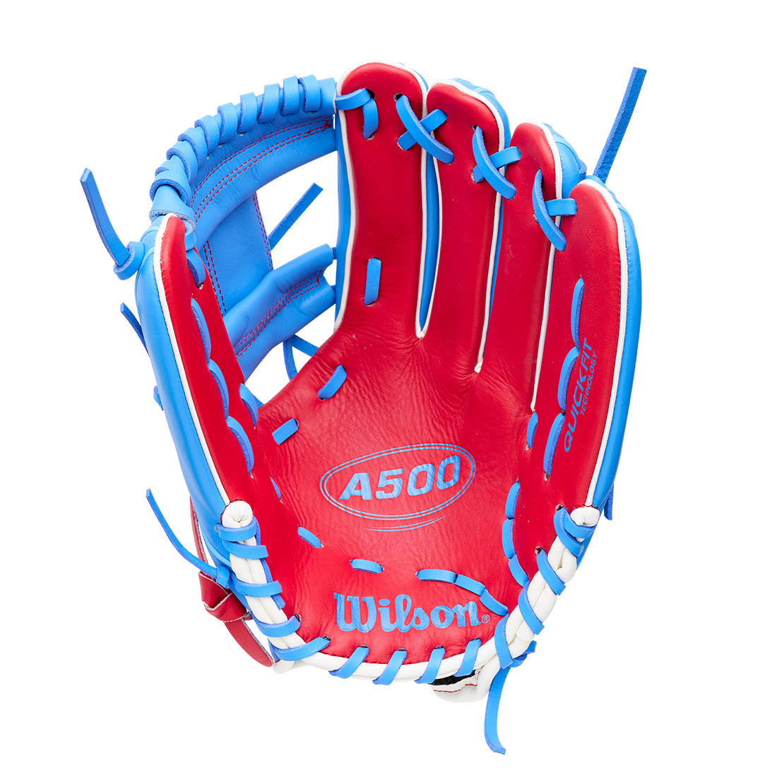 Wilson A500 11.5” youth infield glove with Open H-Web
