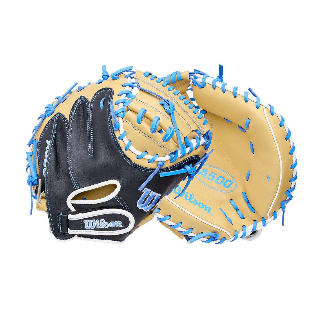 Wilson A500 catcher’s mitt with Quick-Fit adjustable wrist
