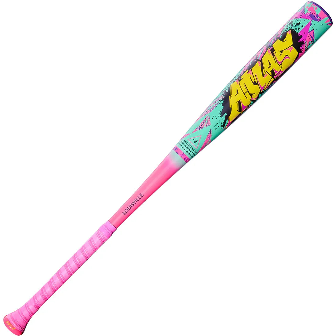 2026 Louisville Slugger Atlas Wildstyle (-3) BBCOR Baseball Ball Bat: WBL4178010