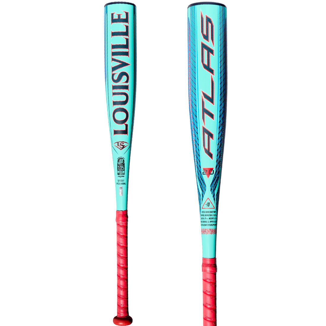 2027 Louisville Slugger Atlas 2.0 JBB (-10) USSSA Baseball Bat
